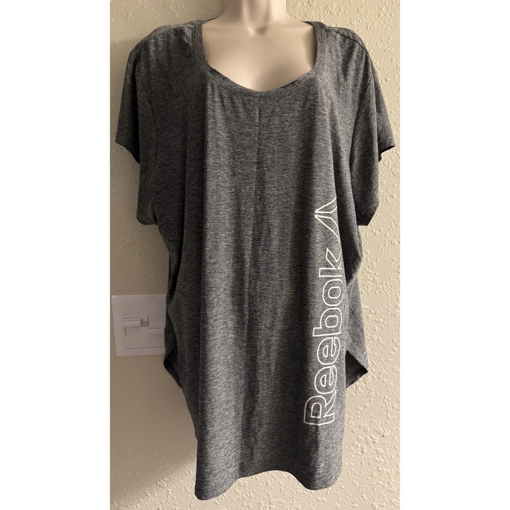 3X Tall Reebok Gray Top #1059 Great Condition!
